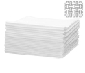 Clean Comfort Серветки зі спанлейсу 30*50 см (білі, сітка) нарізні, 100шт/уп