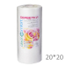 Фото 1 -  Clean Comfort Серветки зі спанлейсу 20*20 см (білі, гладкі), 100шт/рулон