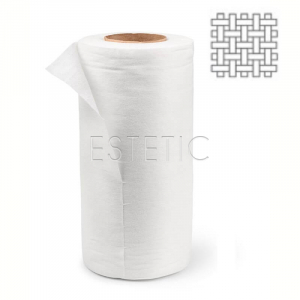 Clean Comfort Рушники зі спанлейсу 35*70 см (білі, сітка), 100 шт/рулон