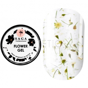 Гель із сухоцвітами SAGA Professional Flower Gel №03, 5 мл