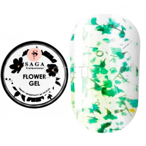 Гель із сухоцвітами SAGA Professional Flower Gel №06, 5 мл