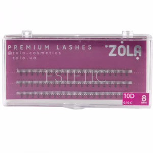 ZOLA Ресницы-пучки 10D, 8 мм