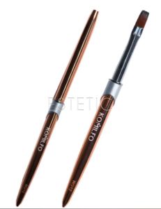 KOMILFO Кисть Komilfo Rose Gold Gel flat 12 (Nylon)