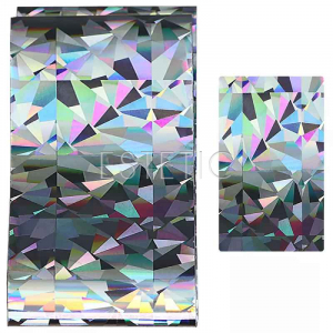 Komilfo Фольга для лиття (срібло конуси, голограма)