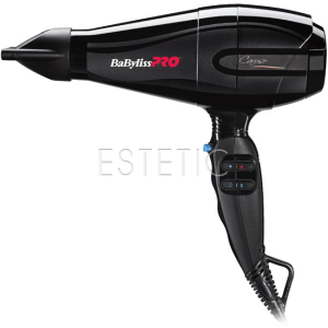Фен BaByliss PRO Caruso BAB6520RE, 2400 Вт, черный