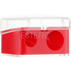 Bless Beauty Косметична стругачка для олівців подвійна, (червона)