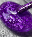 Фото 2 - SAGA Professional Marmalade №09 - Гель-лак с конфетти (фиолетовый), 9 мл
