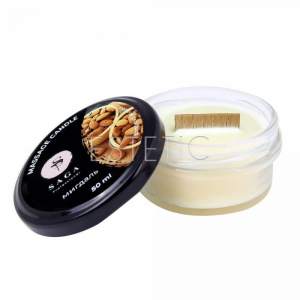 Массажная свеча SAGA Professional в стекле (миндаль), 50 мл