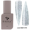 DNKa Cover Base Hype #0049 - Кольорова база (Срібний світловідбиваючий з паєтками різного розміру), 12 мл