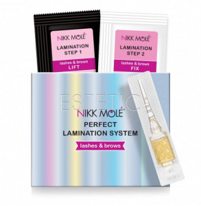 Система для ламинирования бровей NIKK MOLE Perfect Lamination System MINI set (2х3 мл, 1х2,5 мл)