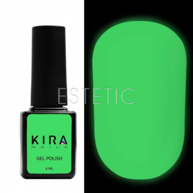 KIRA Matte No Wipe Fluo Top - Флуоресцентный матовый топ без липкого слоя, 6 мл