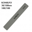 Komilfo Шліфовщик 100/100 прямокутний сірий, 18 см