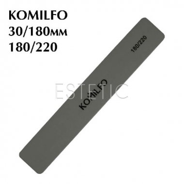 Komilfo Шліфовщик 180/220 прямокутний сірий, 18 см