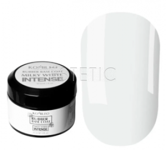 KOMILFO Milky White Intense Base - База для гель-лаку, 30 мл, банка