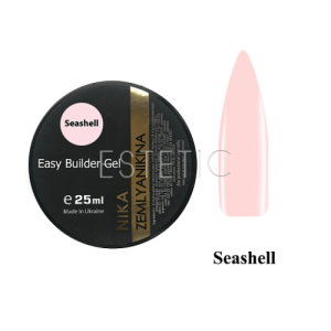Nika Zemlyanikina Easy Saeshel Gel - Гель для наращивания (нежно-кремовый), жидкий, 25 мл