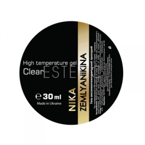 Nika Zemlyanikina Clear Gel - Гель для наращивания (прозрачный), 30 мл