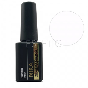 Nika Zemlyanikina Fiber Base Milky - Файбер база для гель-лаку (молочний), 15 мл