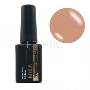 Nika Zemlyanikina Soft Beige - Камуфлююча база для гель-лаку (кавовий), 15 мл