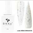 DNKa Cover Base #0054 Sensation - Кольорова база для гель-лаку (молочно-білий з різнобарвною крихтою), 12 мл