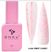 Фото 1 - DNKa Cover Base #0057 Candy - Кольорова база для гель-лаку (ніжно-рожевий з різнобарвною крихтою), 12 мл