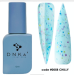 Фото 1 - DNKa Cover Base #0058 Chilly - Цветная база для гель-лака (голубой с разноцветной крошкой), 12 мл