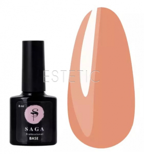 SAGA Professional Color Base №15 - Камуфлирующая база (персиково-бежевый), 8 мл