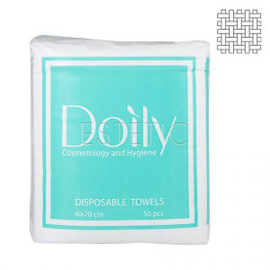 Рушники COMPACT Doily зі спанлейсу сітка, в пачці (50 шт), 40 х 70 см