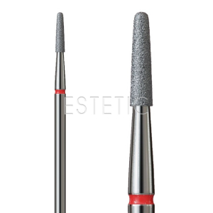 Фреза Конус закругленный 1,4 мм алмазная красная 198.514.014 GLprof 