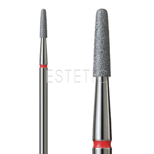 Фреза Конус закругленный 1,8 мм алмазная красная 198.514.018 GLprof 