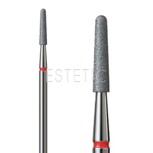 Фреза Конус закругленный 2,5 мм алмазная красная 199.514.025 GLprof 