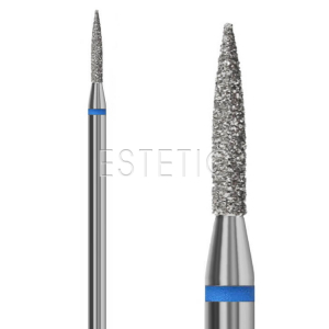 Фреза Конус цилиндрический 1,6 мм алмазная cиняя 250.524.016 GLprof 
