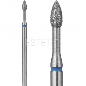 Фреза Цилиндр заостренный 2,3 мм алмазная синяя 274.524.023 GLprof