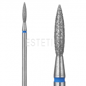 Фреза Пламя (острое) 1,8 мм алмазная синяя 243XL.524.018 GLprof 