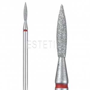 Фреза Пламя (острое) 1,8 мм алмазная красная 243.514.018 GLprof