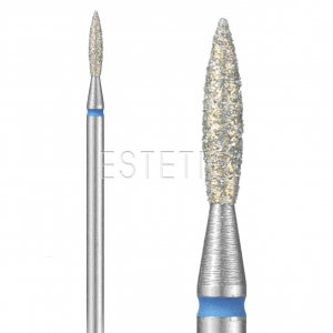 Фреза Пламя острое 2,3 мм алмазная GOLD синяя 243XL.524.023Q GLprof