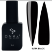 Гель-лак DNKa Gel Polish Ultra Black, ультра чорний, 12 мл