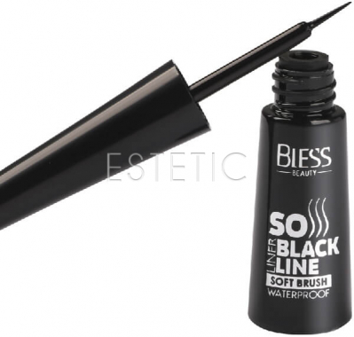 Bless Beauty So Black Line Soft Brush Eyeliner Подводка для глаз, 3,5 мл