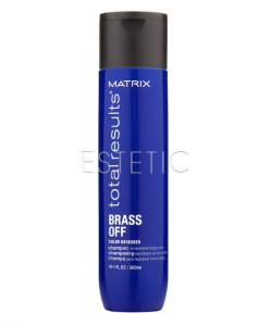 MATRIX Brass Off Color Оbsessed - Шампунь для нейтрализации желтизны волос, 300 мл