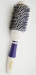 Фото 1 - Браш для волос Salon Professional Ceramics Thermal продувной, Бело-фиолетовый, Ø43мм 9884 KLC