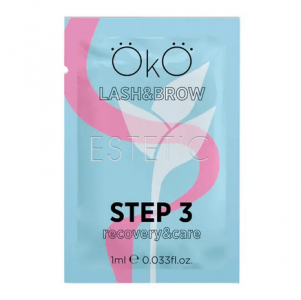 Ботокс для вій та брів OKO STEP №3 Recovery&Care (саше), 1 мл