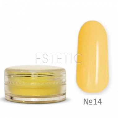 My Nail Acrylic Powder №14 - Пудра акрилова кольорова (жовтий), 2 г