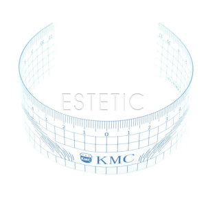 Линейка для бровей КМС (синий)