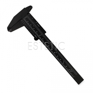 Штангенциркуль для бровей (белый, черный)