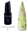 Гель-лак с глиттером Edlen Professional Confetti Glitter №01, 9 мл