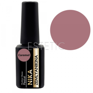 Кольорова база Nika Zemlyanikina Rubber Base Pastel Caramel, 15 мл