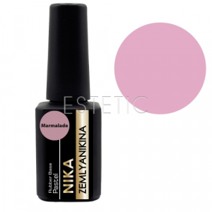 Кольорова база Nika Zemlyanikina Rubber Base Pastel Marmalade, 15 мл