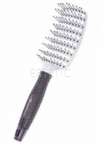 Щетка массажная продувная для укладки SALON Professional керамическая маленькая 0076