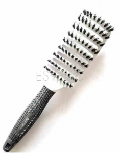 Щетка массажная продувная для укладки SALON Professional керамическая с комбинированной щетиной 0076B