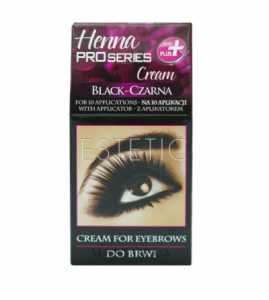 Фарба для вій та брів VERONA Henna black, чорна, 15 мл