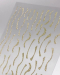 Фото 1 - Лента гибкая для светоотражающая дизайна ногтей RichColor металлизированная (волна, золото)